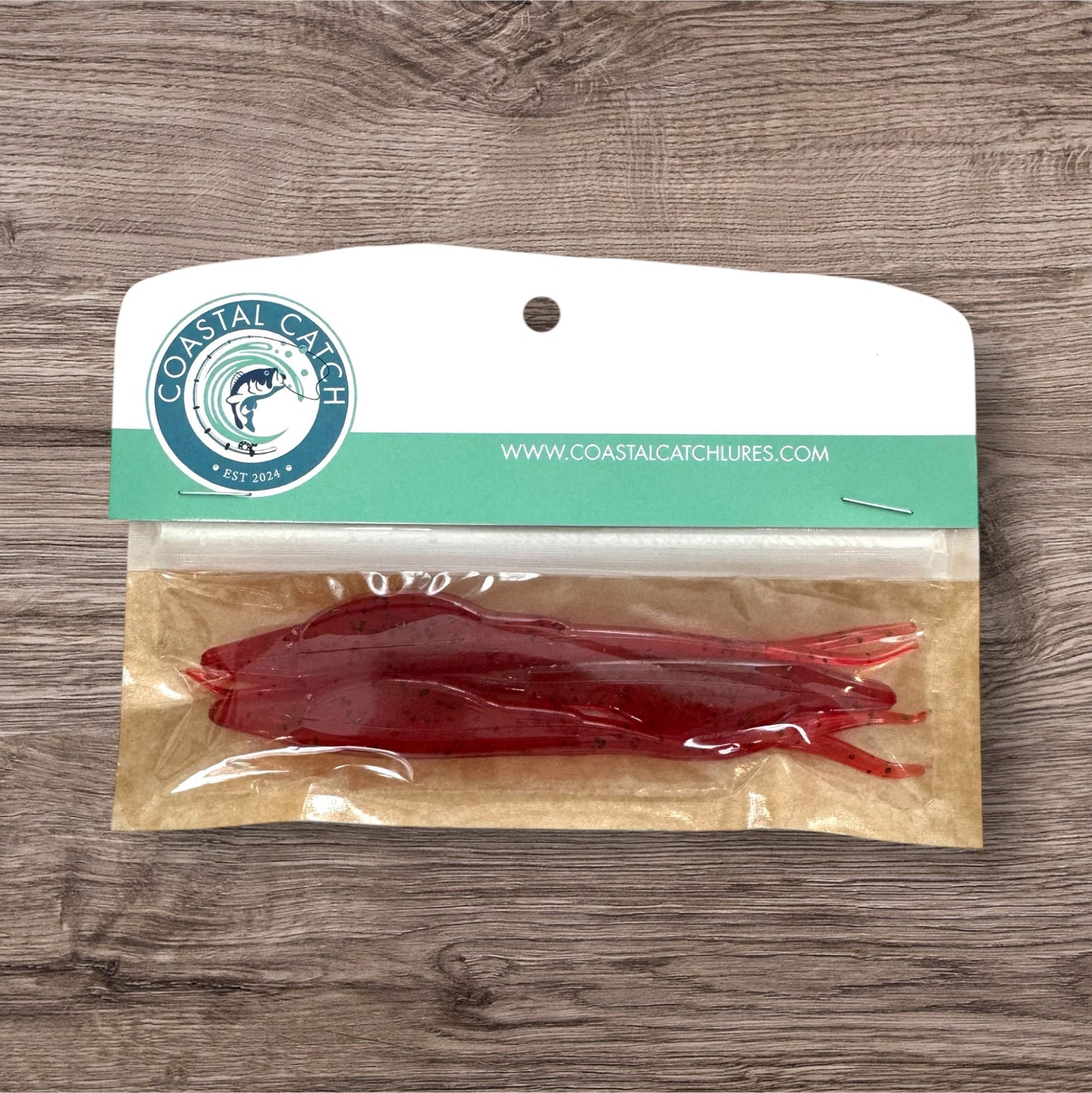 Fluke Flash - 5" Fluke - Red Shad